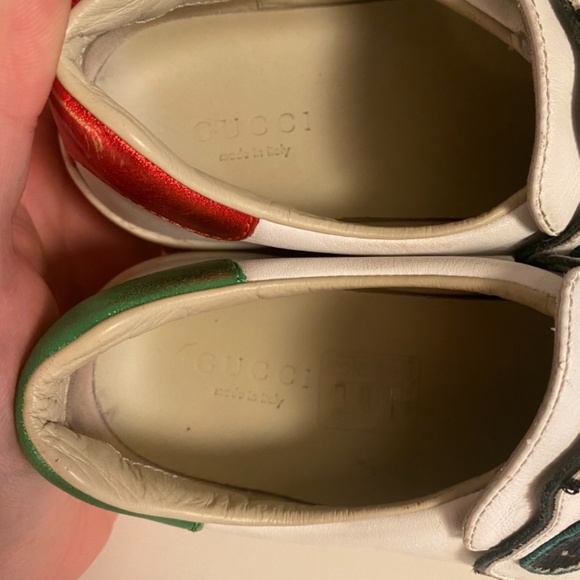 SOLD Gucci Butterfly Aces Kids Sneakers - Picture 3 of 10